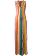 Missoni Striped Maxi Dress, Women's, Size: 40, Polyester/rayon/viscose