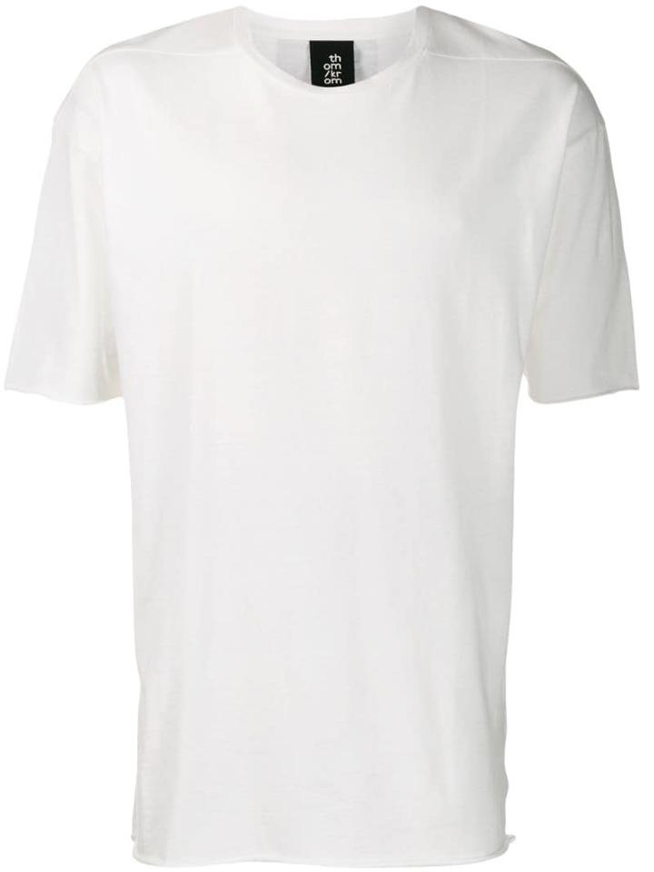 Thom Krom Rear Printed Crew-neck T-shirt - White