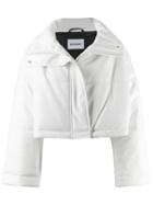Brognano Cropped Puffer Jacket - White
