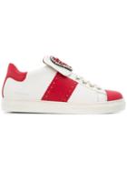 Twin-set Embellished Heart Sneakers - White