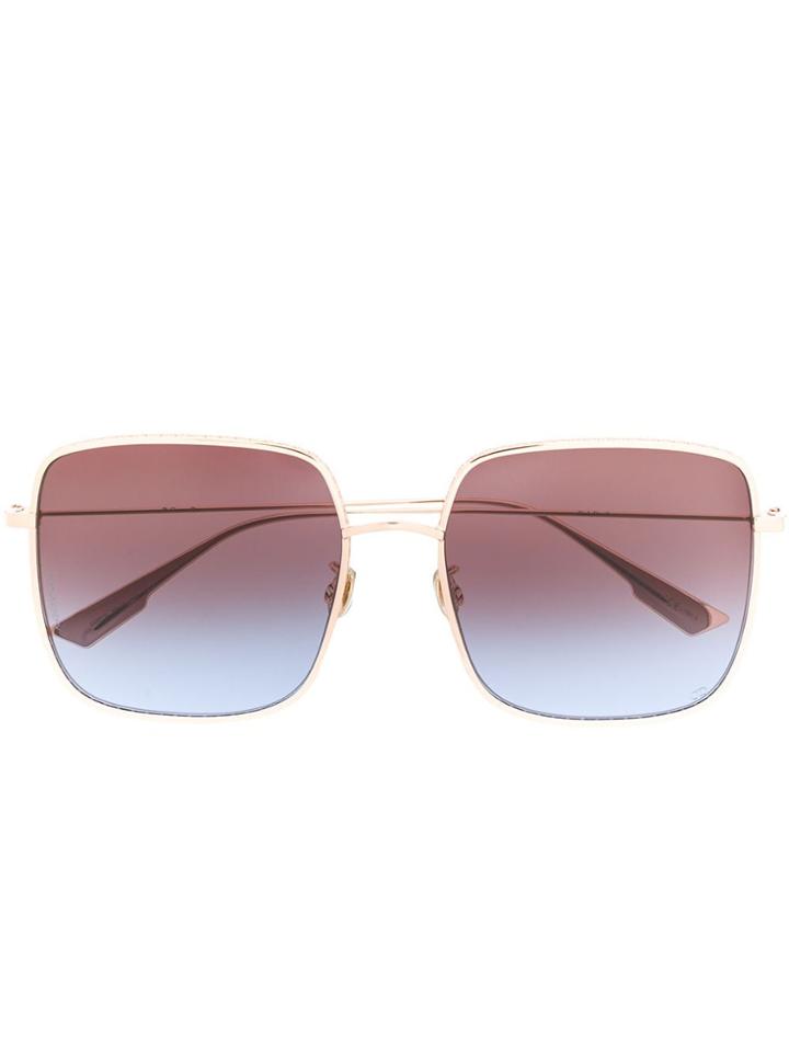 Dior Eyewear Dior By Dior 3f Sunglasses - Gold