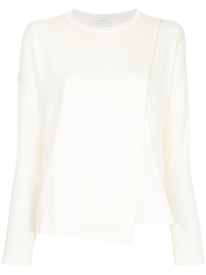 En Route Asymmetric Relaxed Top - White