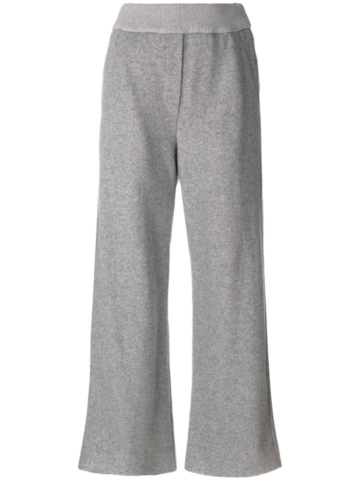 Walk Of Shame Flared Trousers - Grey