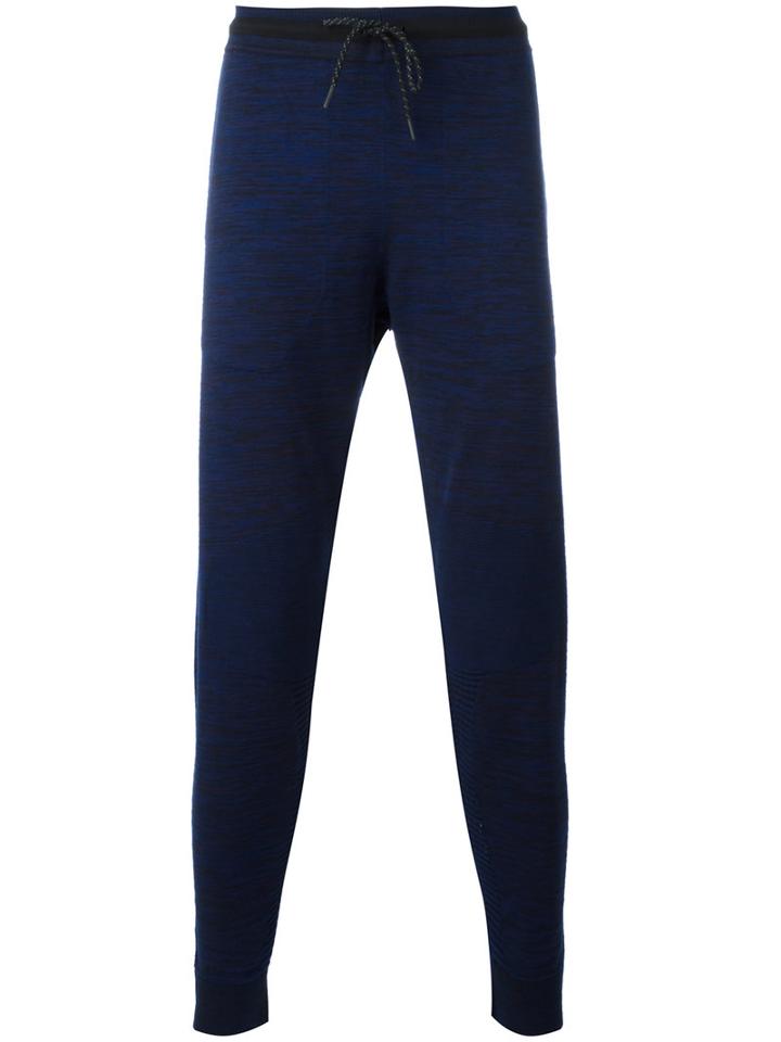 Nike Technical Knit Track Pants, Men's, Size: Large, Blue, Cotton/nylon/spandex/elastane