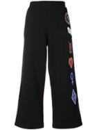 Opening Ceremony Sorority-patch Flared Trousers - Black