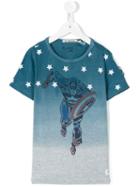 Courage And Kind Kids - Captain America T-shirt - Kids - Cotton/polyester - 10 Yrs, Blue