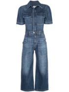 Citizens Of Humanity Flared Denim Jumpsuit - Blue