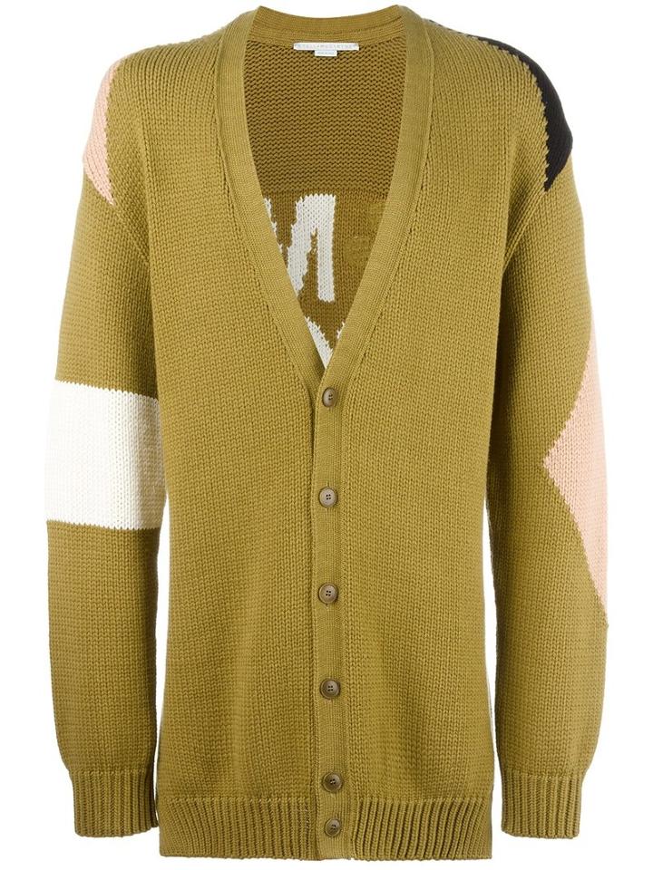 Stella Mccartney Tomorrow Cardigan, Men's, Size: Medium, Green, Polyamide/viscose/wool/cotton