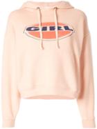 Re/done Printed Logo Hoodie - Pink