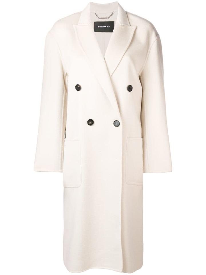 Barbara Bui Double Breasted Coat - Nude & Neutrals