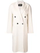 Barbara Bui Double Breasted Coat - Nude & Neutrals
