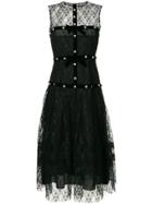 Philosophy Di Lorenzo Serafini Bow Detail Lace Dress - Black