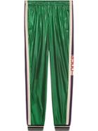 Gucci Oversize Laminated Jersey Jogging Pant - Green