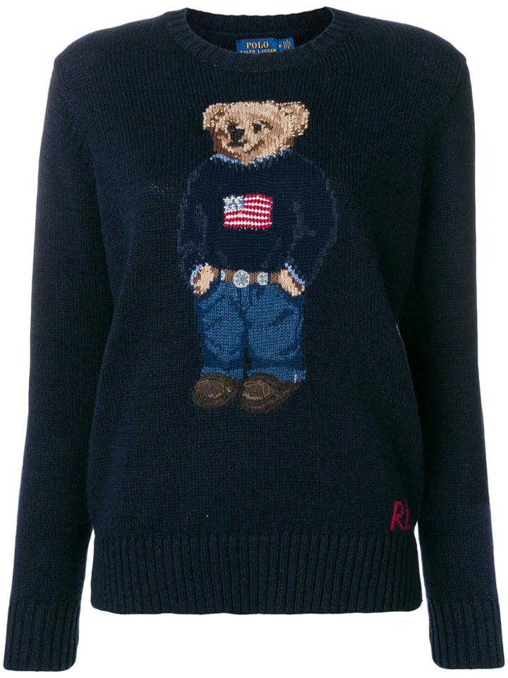 Polo Ralph Lauren The Iconic Polo Bear Sweater - Blue