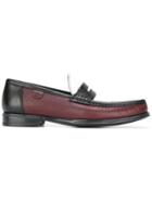 Dolce & Gabbana Brushed Leather Loafers - Red