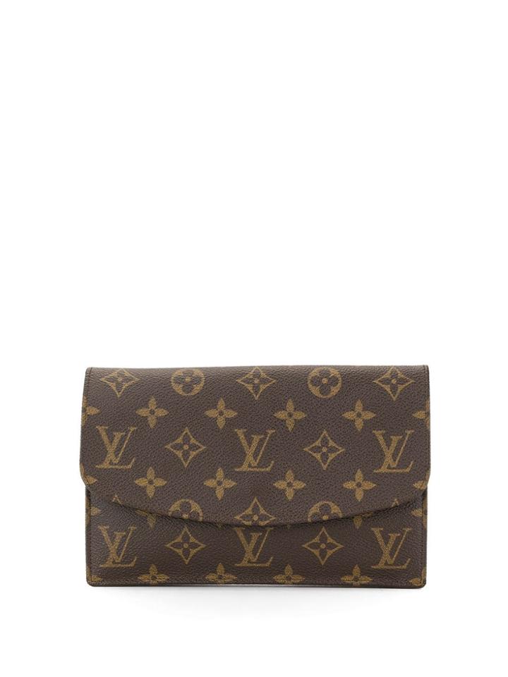 Louis Vuitton Pre-owned Rabat Monogram Clutch - Brown
