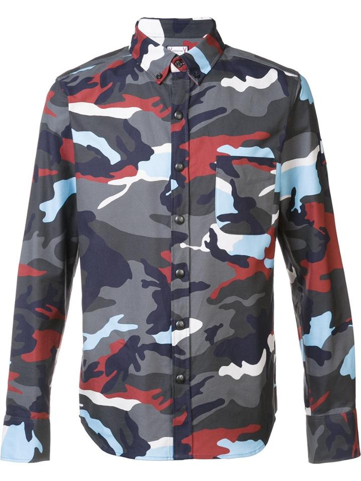 Moncler Camouflage Print Shirt - Multicolour
