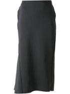 Bassike Ribbed Asymmetric Skirt