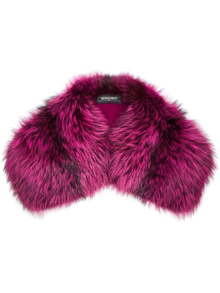 Simonetta Ravizza Fur Stole - Pink