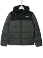 The North Face Kids Faux Fur Lining Padded Jacket - Grey