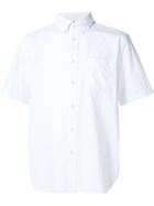 Rag & Bone Shortsleeved Boxy Shirt, Men's, Size: Small, White, Cotton