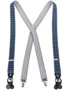 Fefè Patterned Elasticated Braces - Blue