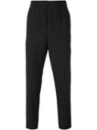 Ami Alexandre Mattiussi Pinstripe Trousers, Men's, Size: 42, Black, Wool