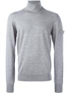 Oamc Turtleneck Jumper, Men's, Size: Small, Grey, Polyamide/viscose/virgin Wool