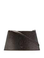 Low Classic Scale-effect Shoulder Bag - Brown