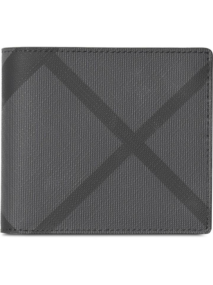 Burberry London Check Id Wallet - Grey