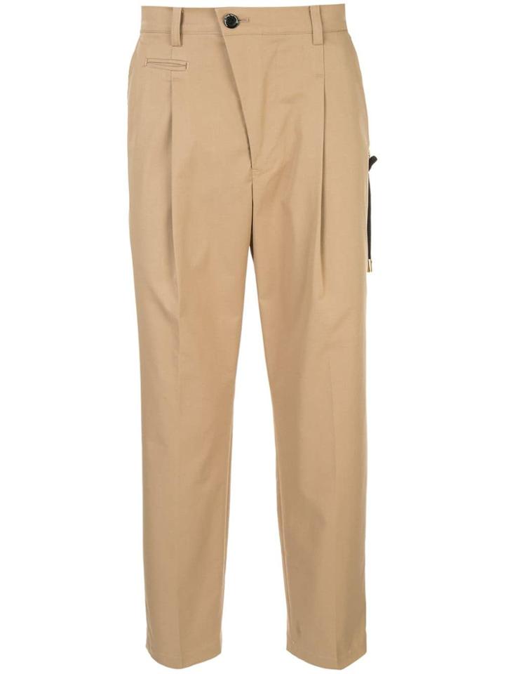 Education From Young Machines Straight Leg Chinos - Brown