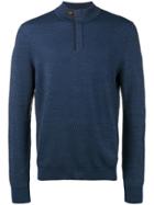 Ermenegildo Zegna High Neck Sweater - Blue