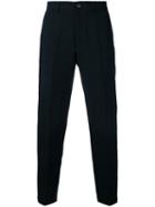 En Route - Tailored Cropped Trousers - Men - Polyester - 1, Black, Polyester