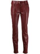 Just Cavalli Snake Embossed Trousers - Red
