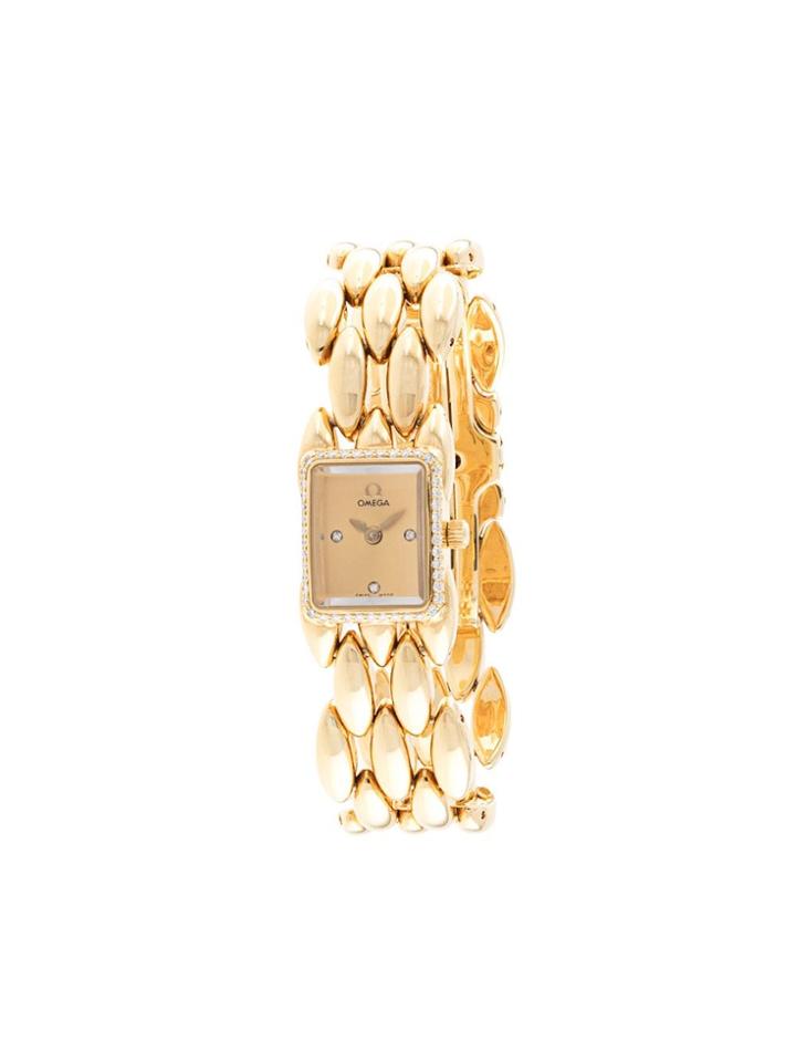 Omega Pre-owned Sapphette Diamond Watch - Gold