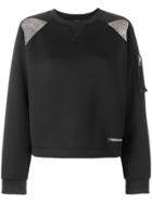 Versace Jeans Perforated Detail Sweatshirt - Black