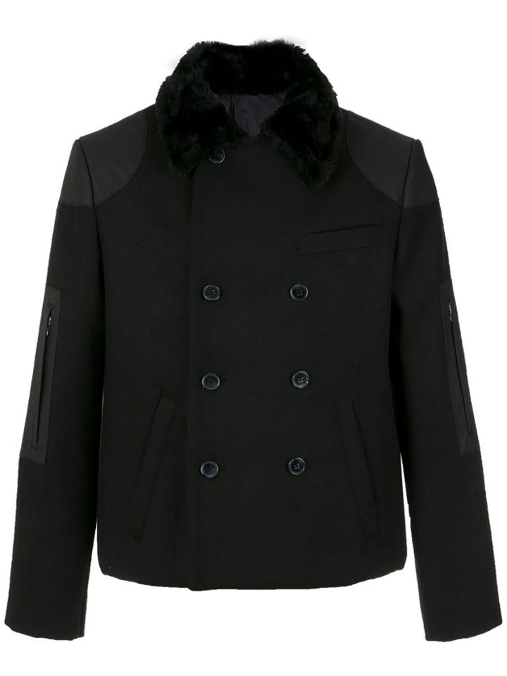 À La Garçonne Faux Fur Coat - Black