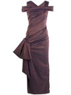 Talbot Runhof Iridescent Evening Dress - Purple