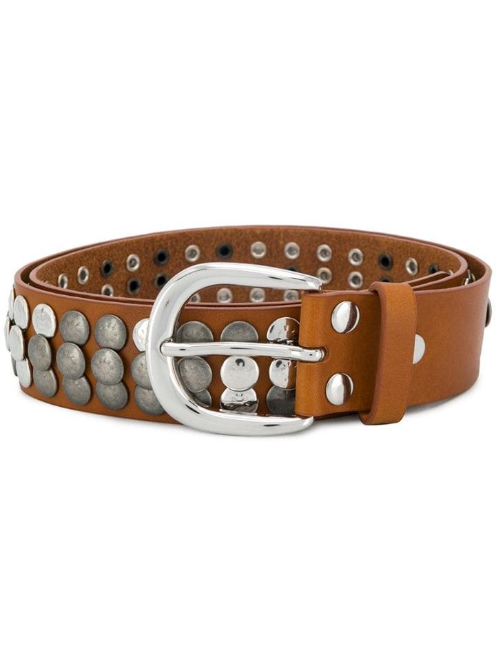 Isabel Marant Moha Studded Belt - Brown