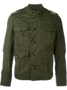 Dsquared2 'golden Arrow' Jacket, Men's, Size: 46, Green, Cotton/spandex/elastane/polyamide