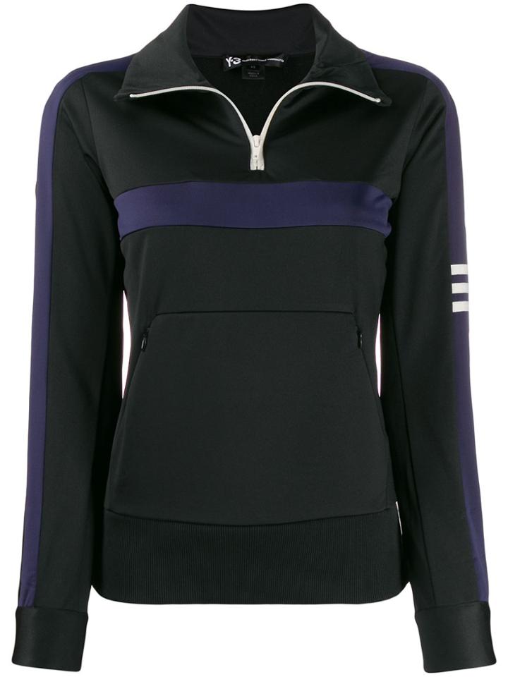 Y-3 Block Panelled Sweatshirt - Black
