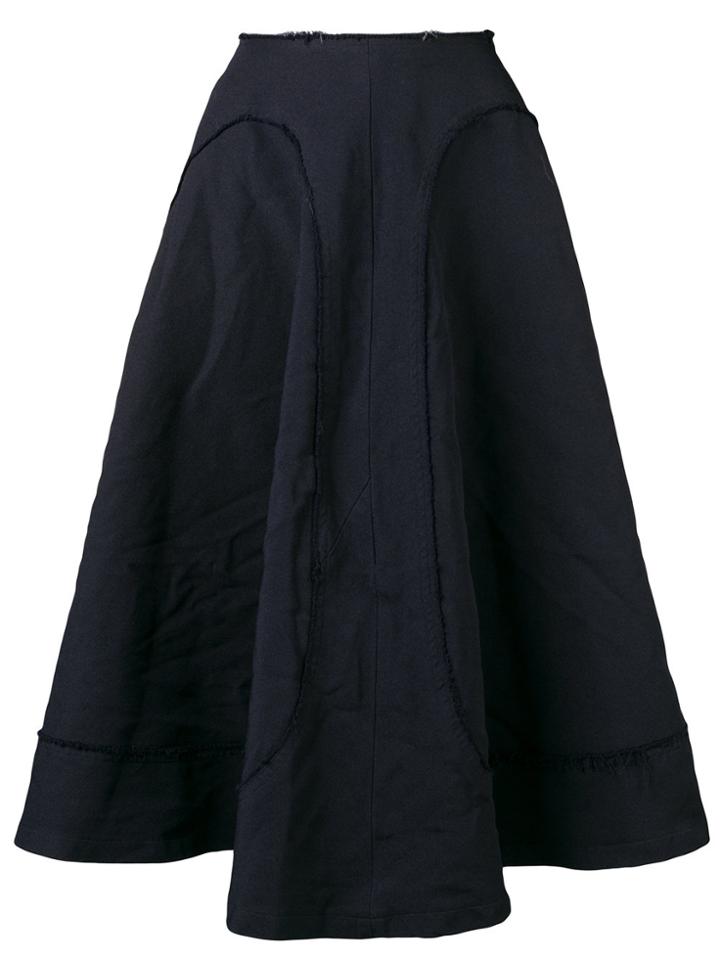 Comme Des Garçons Full Midi Skirt - Blue