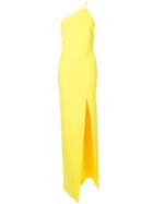 Solace London Petch One-shoulder Gown - Yellow & Orange
