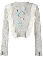 Philosophy Di Lorenzo Serafini Floral Knit Jumper