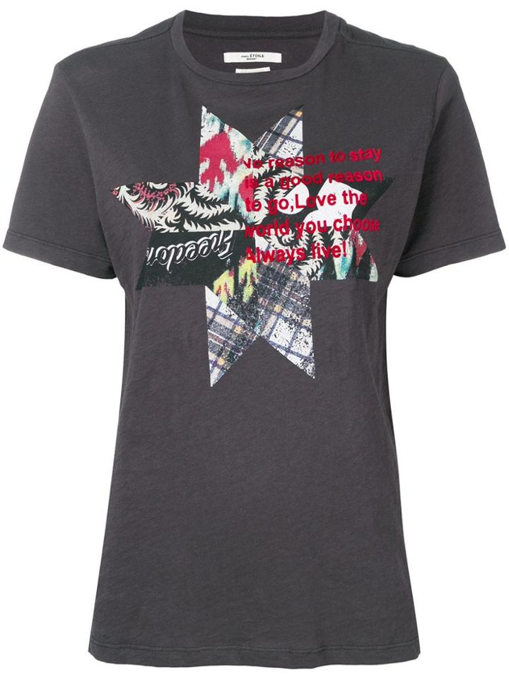 Isabel Marant Étoile Always Live! T-shirt - Grey