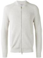 Brunello Cucinelli - Knitted Bomber Jacket - Men - Cotton - 50, Nude/neutrals, Cotton