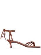 Manu Atelier Brown Ankle Tie 50 Leather Sandals