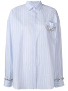 Ermanno Scervino Bead Embroidered Shirt - Blue