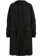 Juun.j Boxy Double-breasted Coat - Black