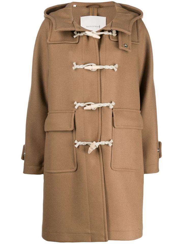 Mackintosh Single Breasted Duffel Coat - Neutrals